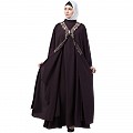Double layered Irani Kaftan abaya- Chocolate brown Double layered Irani Kaftan abaya- Chocolate brown